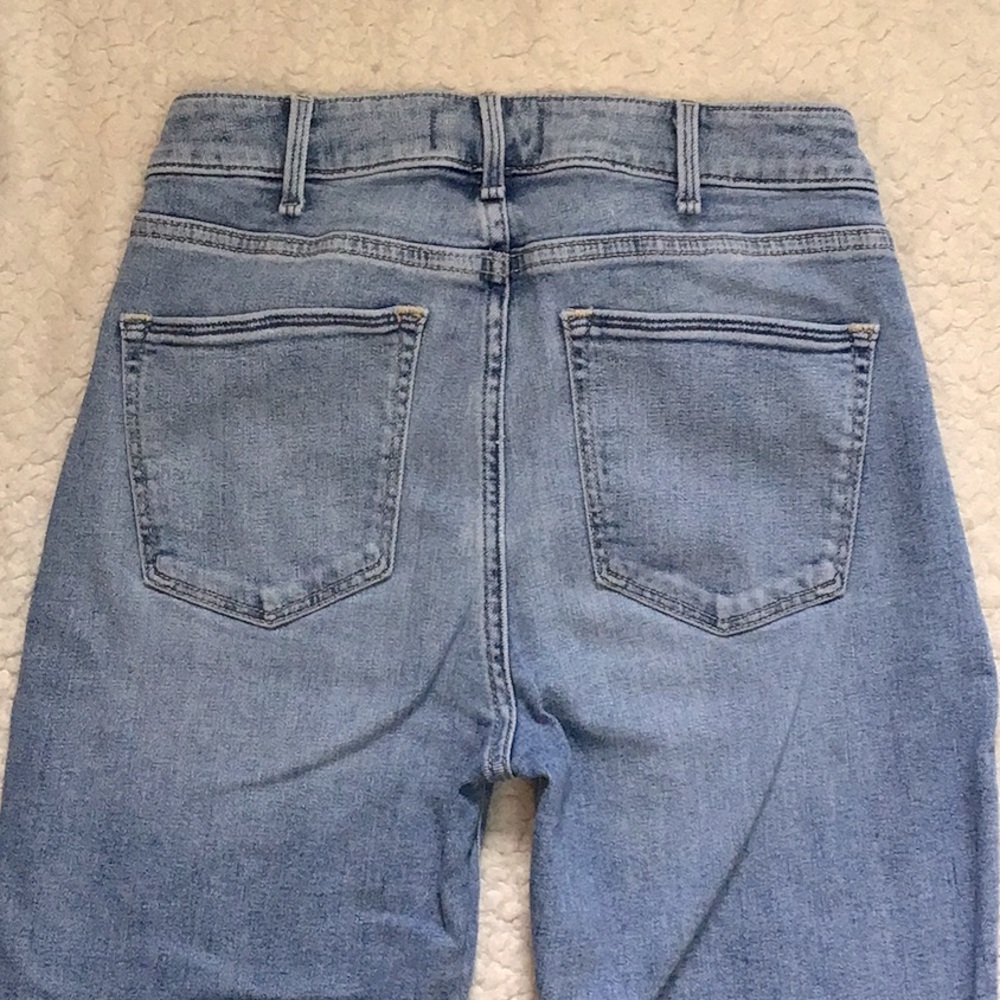 🌸 Abercrombie 🌴 Simone high rise fray hem ankle Jeans - Picture 6 of 13